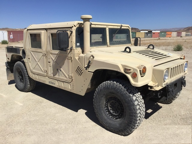 2008 AM General M1165A1 HMMWV 4 Door Hard Top Truck Body